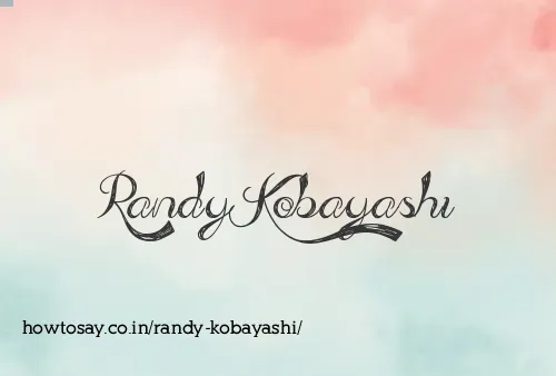 Randy Kobayashi