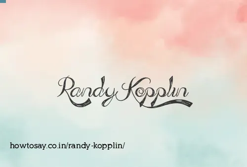 Randy Kopplin