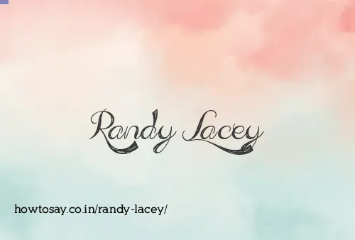 Randy Lacey