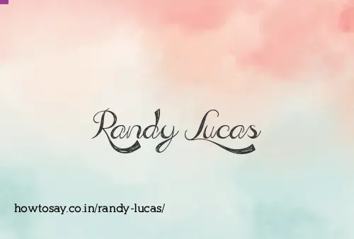 Randy Lucas