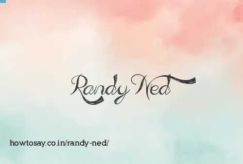 Randy Ned