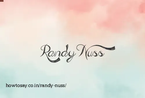 Randy Nuss