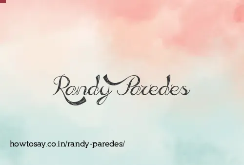 Randy Paredes