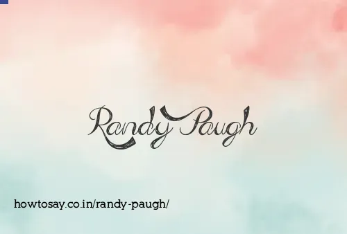 Randy Paugh