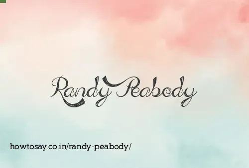 Randy Peabody