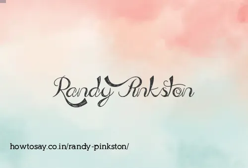 Randy Pinkston