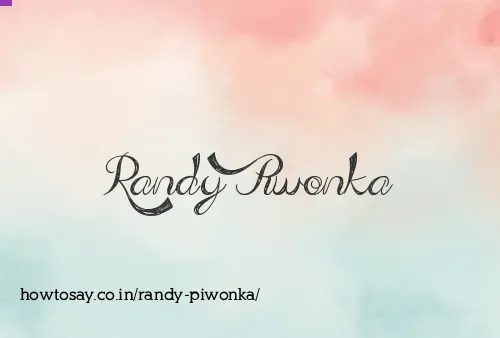Randy Piwonka