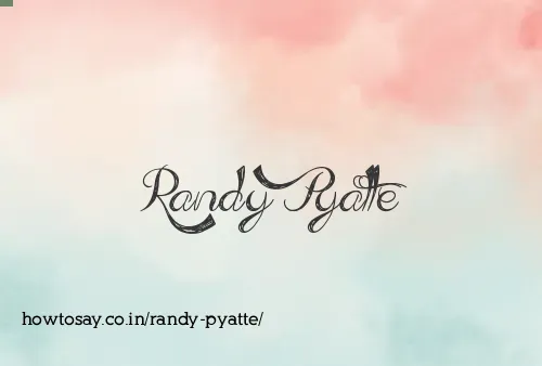 Randy Pyatte
