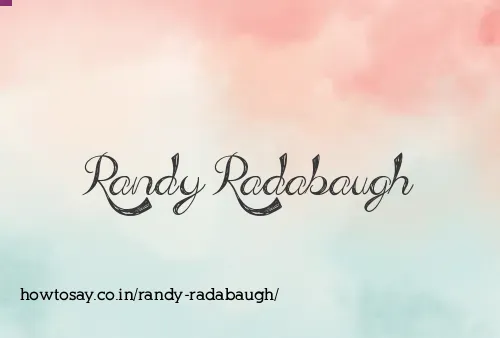 Randy Radabaugh