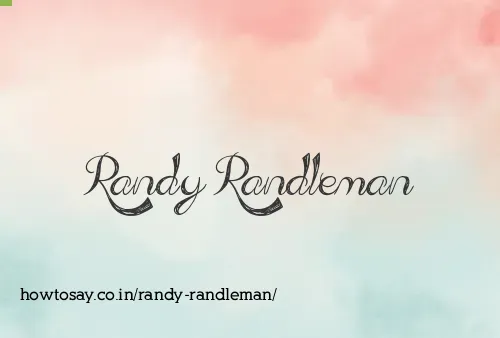 Randy Randleman