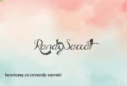 Randy Sarratt