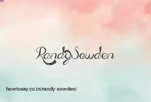 Randy Sowden