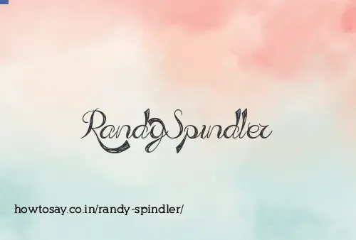 Randy Spindler