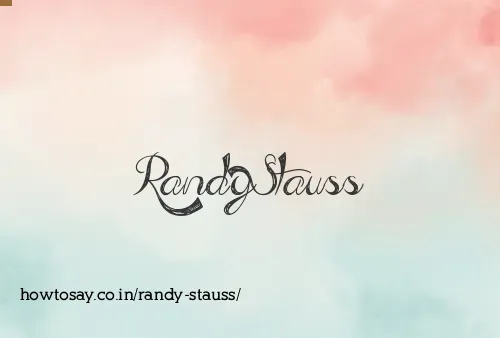 Randy Stauss