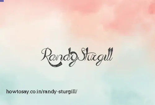Randy Sturgill