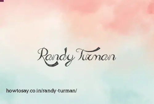 Randy Turman