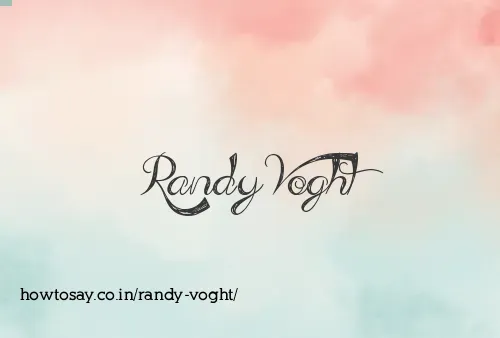 Randy Voght