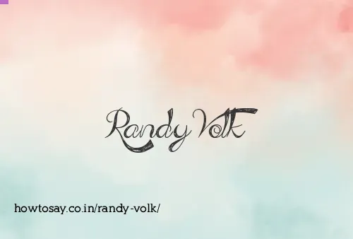 Randy Volk
