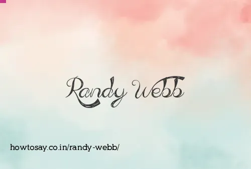 Randy Webb