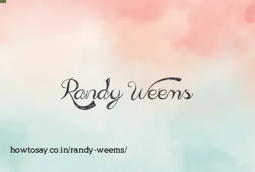 Randy Weems