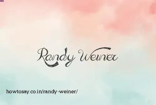 Randy Weiner