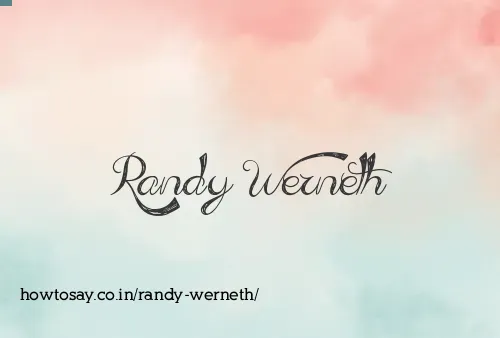 Randy Werneth