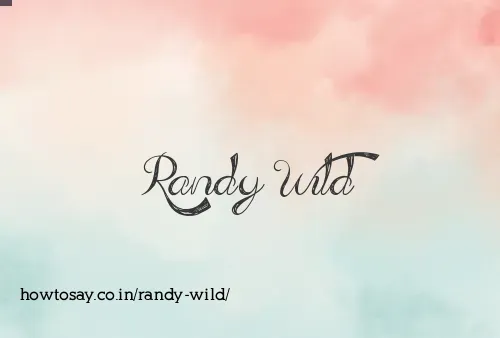 Randy Wild