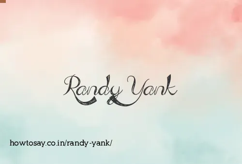 Randy Yank