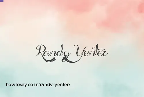 Randy Yenter