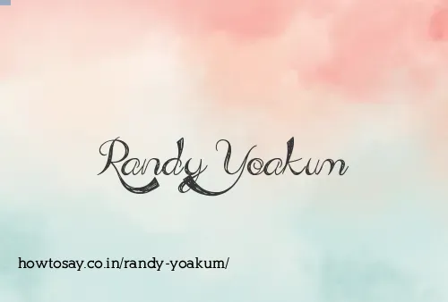 Randy Yoakum