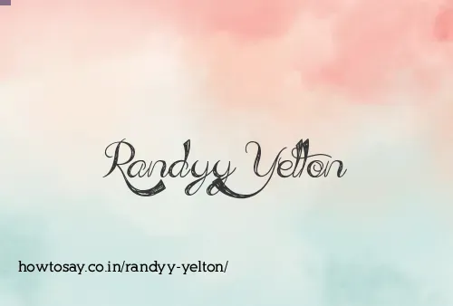 Randyy Yelton