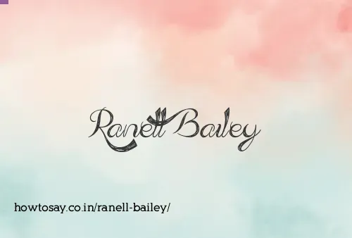Ranell Bailey