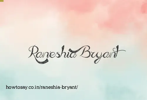 Raneshia Bryant