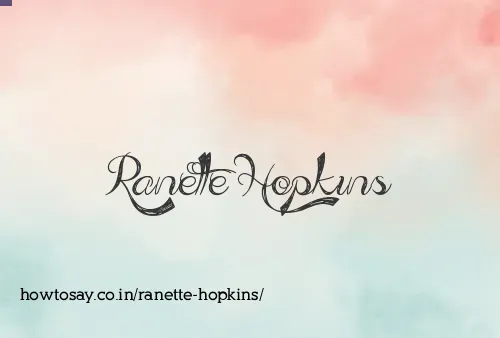 Ranette Hopkins