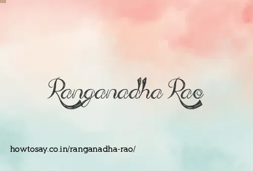 Ranganadha Rao