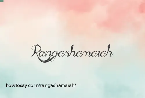 Rangashamaiah