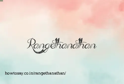 Rangethanathan