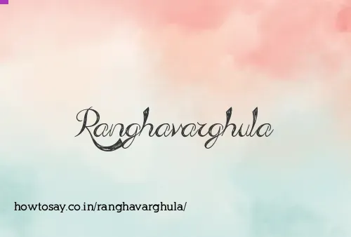 Ranghavarghula