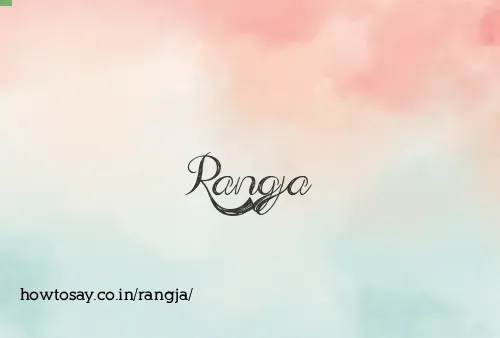 Rangja