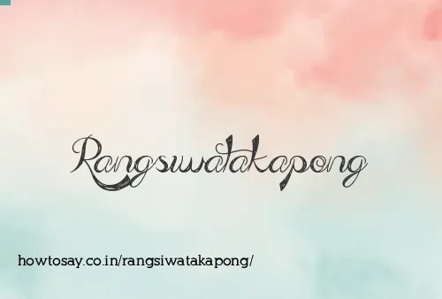 Rangsiwatakapong