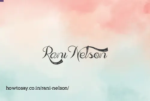 Rani Nelson
