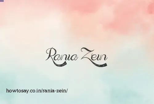 Rania Zein