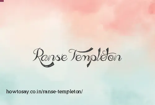 Ranse Templeton
