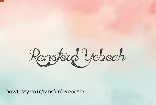 Ransford Yeboah