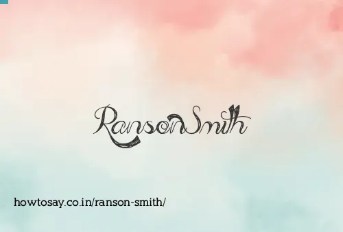 Ranson Smith