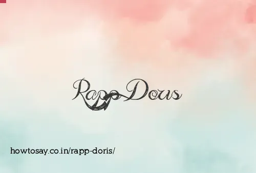 Rapp Doris