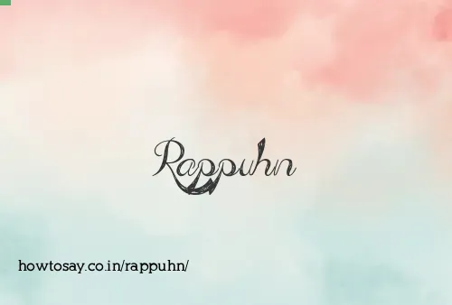Rappuhn