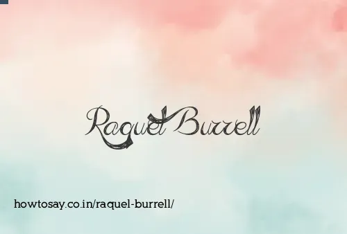 Raquel Burrell