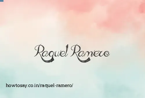 Raquel Ramero