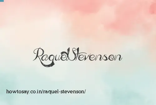 Raquel Stevenson